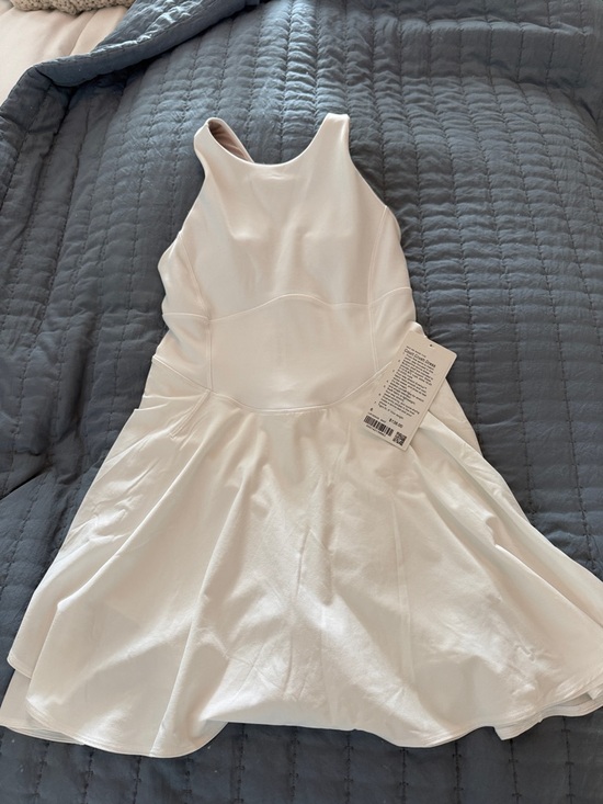 lululemon athletica Other - lululemon athletica White Sleeveless Fit-and-Flare Athletic Dress